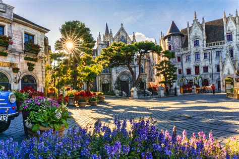 French Village in Ba Na Hills .